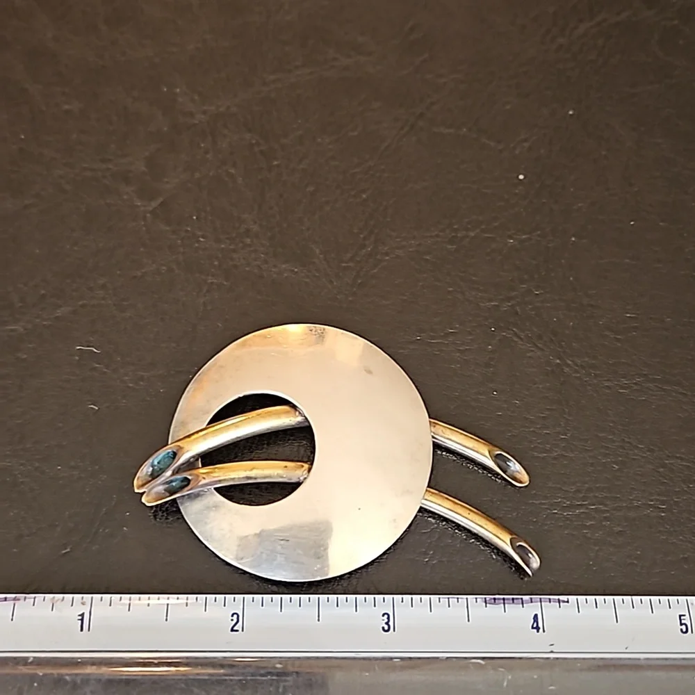 Vintage silver brooch - Picture 3 of 4